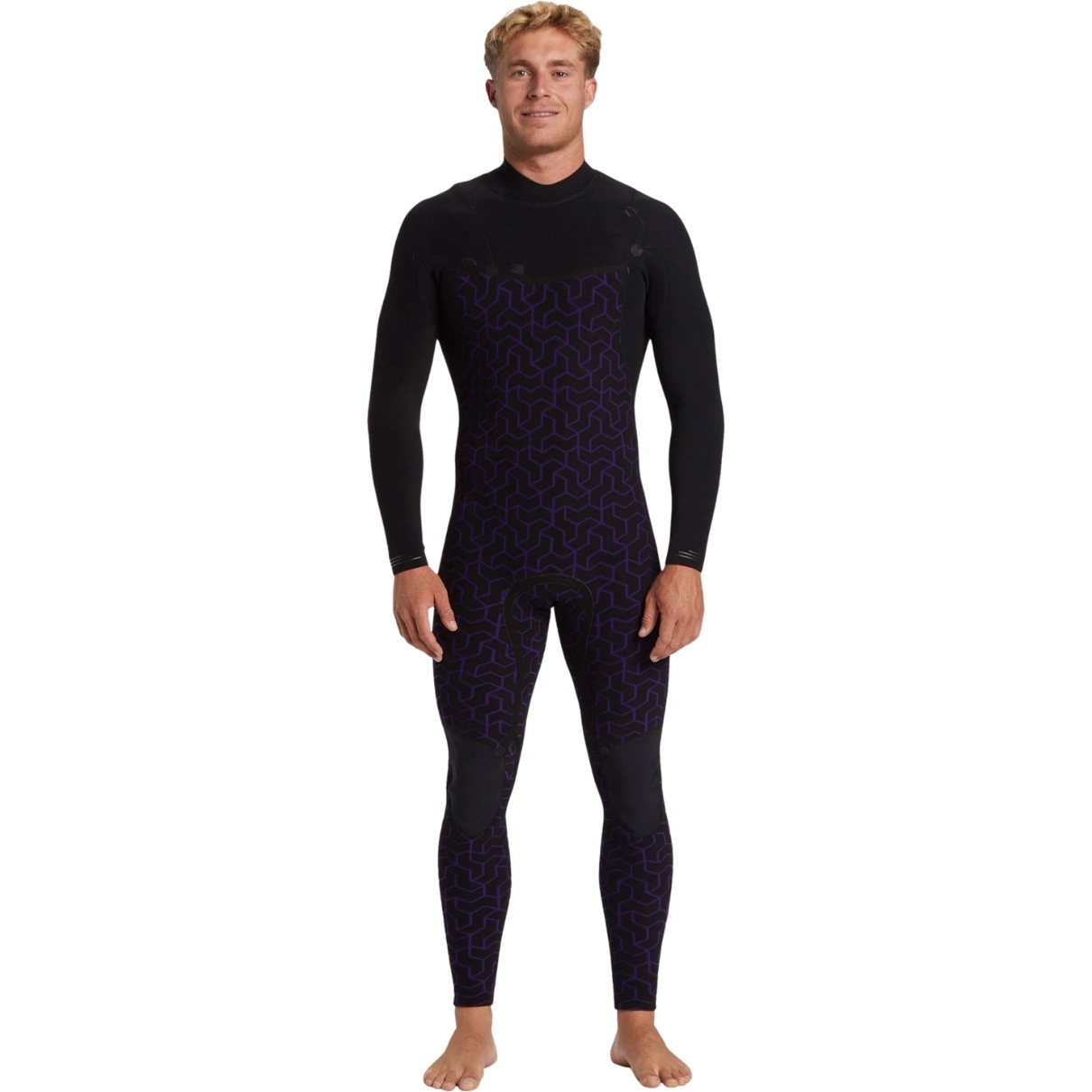 2026 Billabong Mens Furnace Natural 4/3mm Chest Zip Wetsuit ABYW100265 - Black